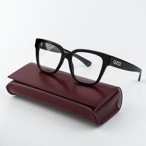 Gucci Women Eyeglasses Black Square GG1791O 005 NEW AUTHENTIC
